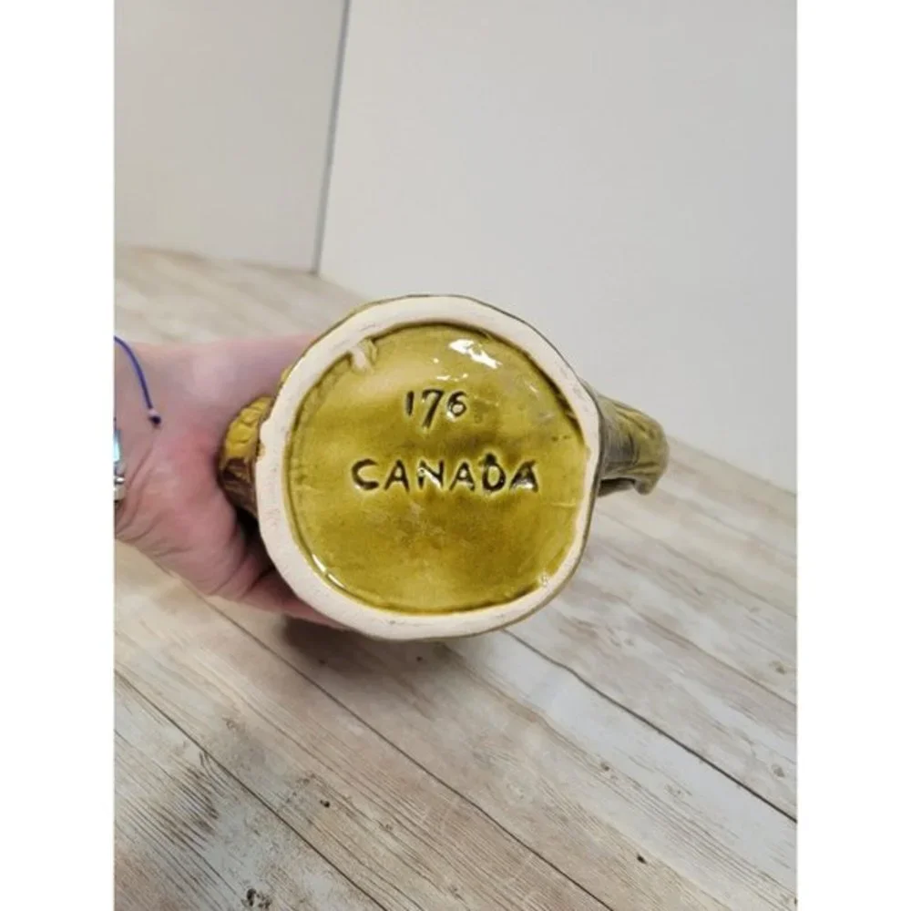 Handmade Tree Stump‎ Shaped Pottery Coffee Tea Mug Signed Millrights Unique
